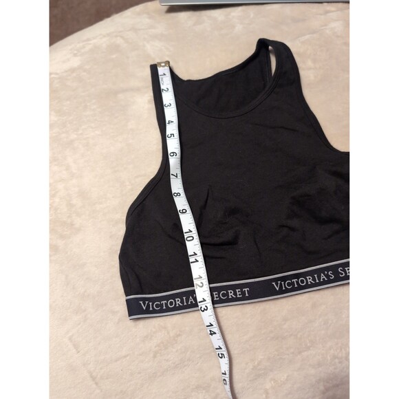 Victoria secret black medium sports bra no padding - Picture 3 of 5